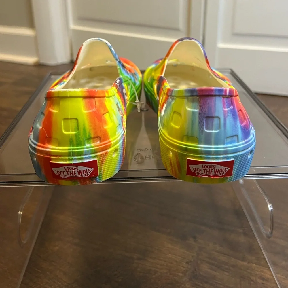 Vans Girls Slip-On TRK Tie Dye Water Shoes Size Girls 4 Multicolor